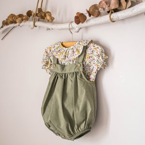 Conjunto peto y camisa bebé