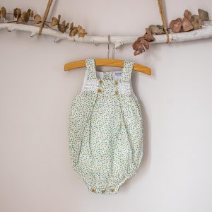Peto bebe estampado liberty verde