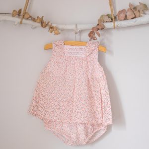 Vestido liberty rosa