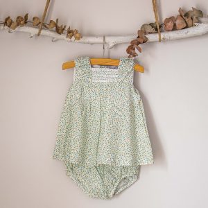 Vestido verde Liberty